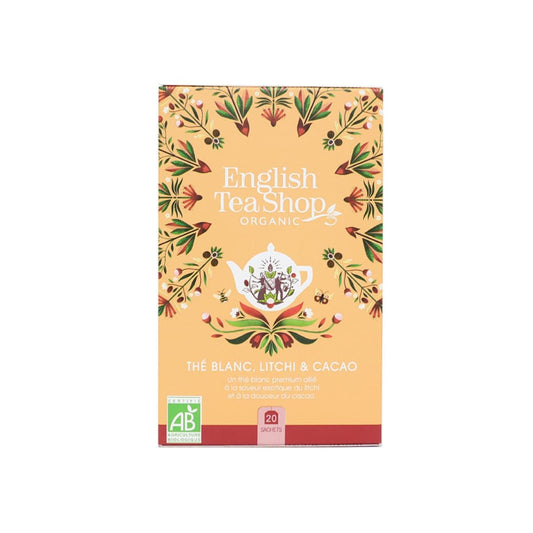 Thé Blanc, Litchi & Cacao Bio - La Thé Box