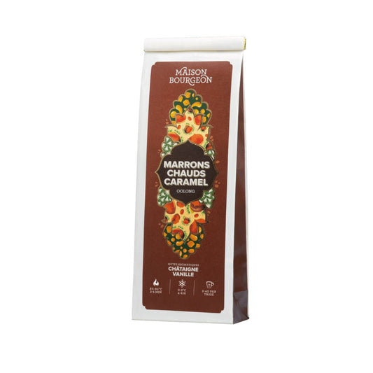 Sachet 100g Oolong Marrons Chauds Caramel de Maison Bourgeon.