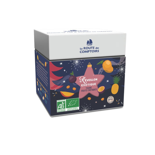 Boîte 80g Réveillon Exotique de La Route des Comptoirs.
