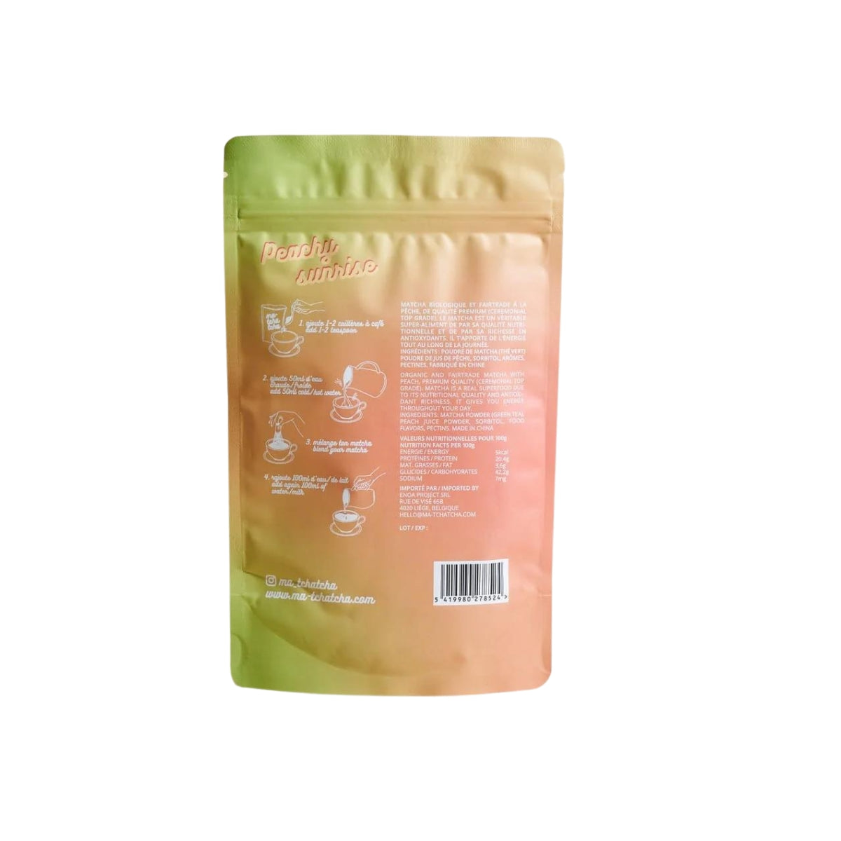 Matcha Peachy Sunrise - La Thé Box