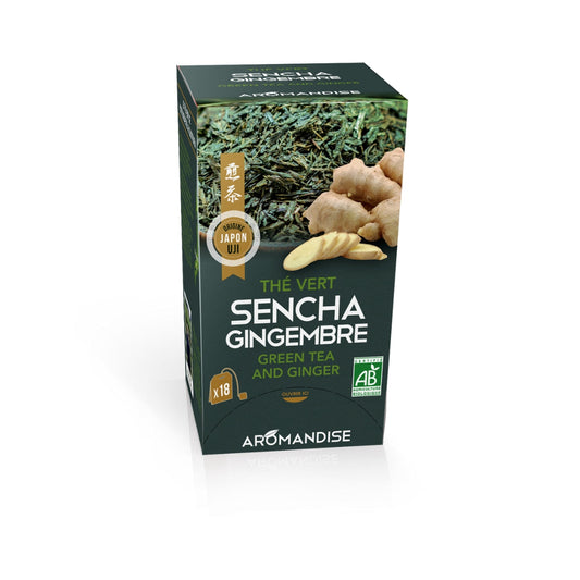 Thé Vert Sencha et Gingembre Bio - La Thé Box
