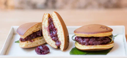 Pancakes japonais à la pâte de haricots rouges