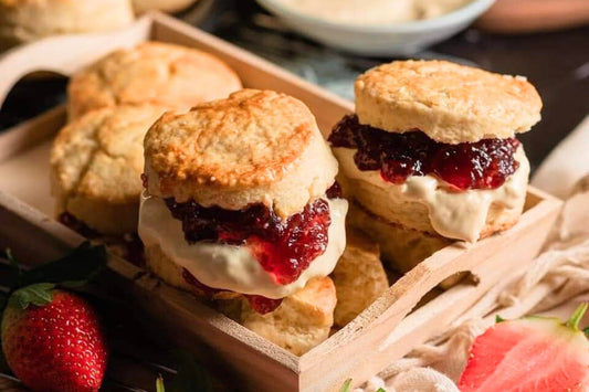 Scones à la fraise