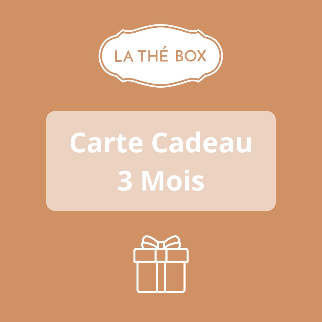 Carte cadeau 3 mois d'aventure - La Thé Box