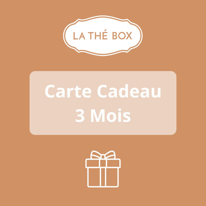 Carte cadeau 3 mois d'aventure - La Thé Box