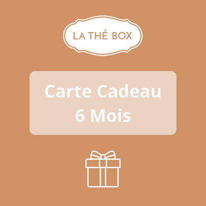 Carte cadeau 6 mois d'aventure - La Thé Box