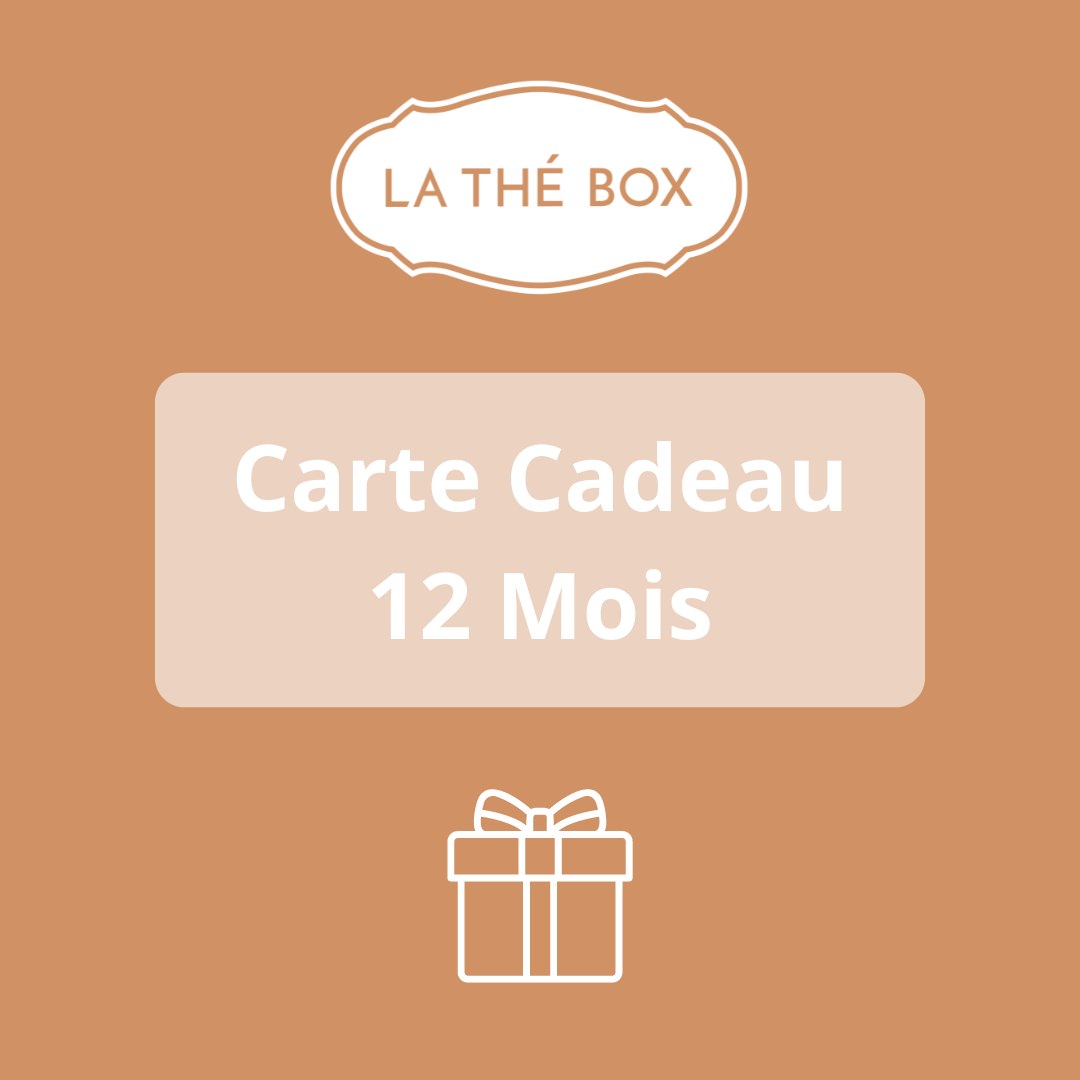 Carte cadeau 1 an de voyage - La Thé Box