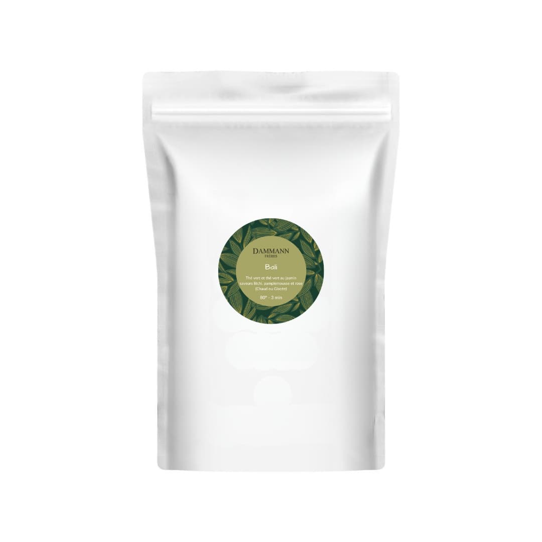 Thé vert Bali de Dammann Frères vrac 100g.