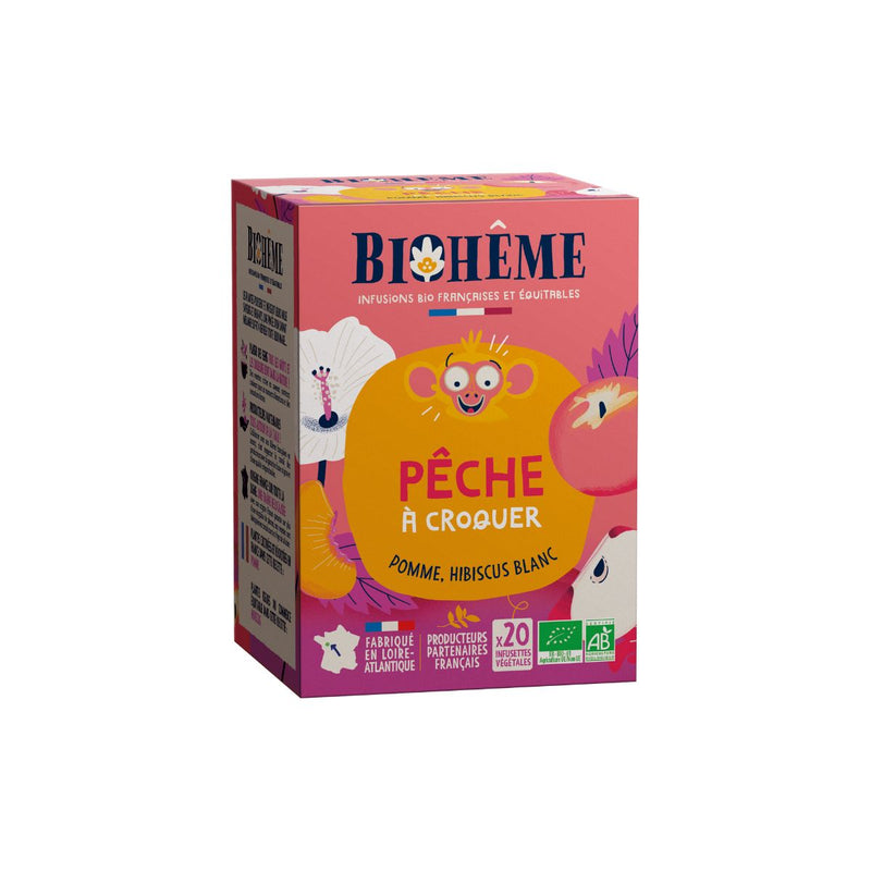 Pêche à Croquer Bio - La Thé Box