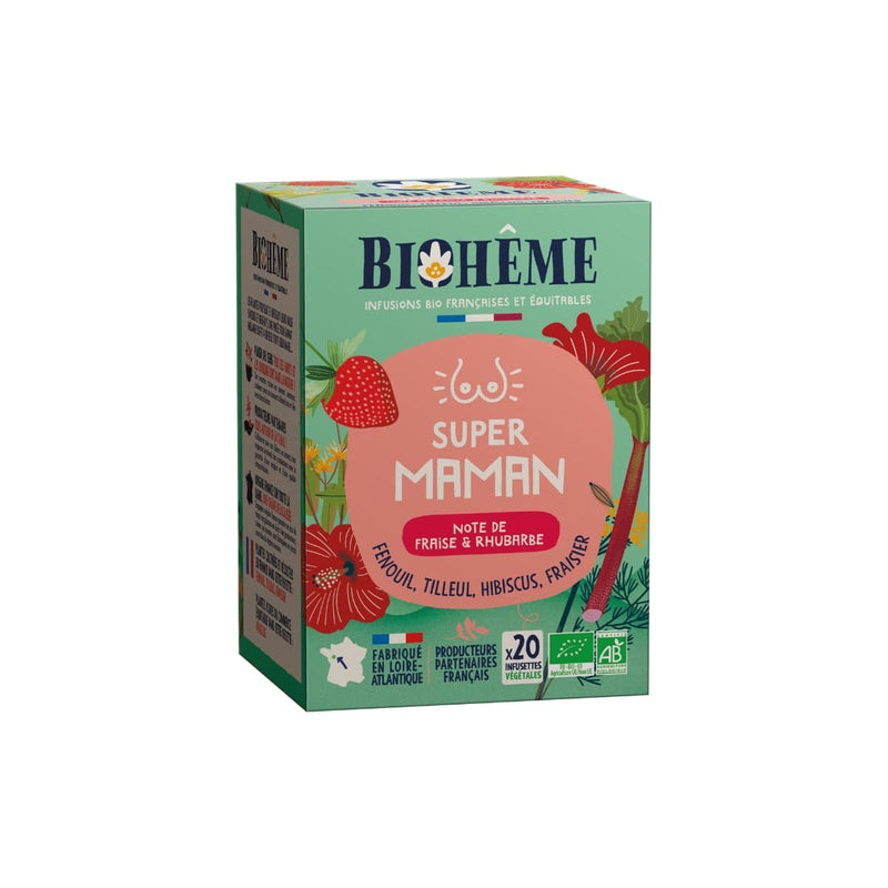 Boîte 20 sachets Super Maman Bio de Biohême.