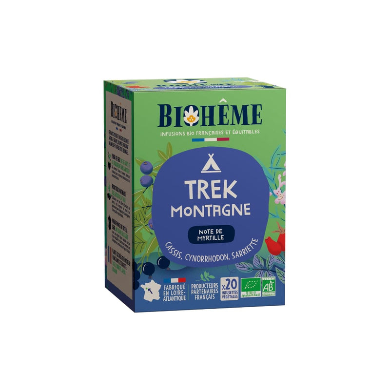 Boîte 20 sachets Trek Montagne Bio de Biohême.
