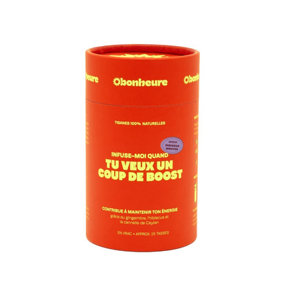 Boîte 100g Tisane Énergie de Bonheure.