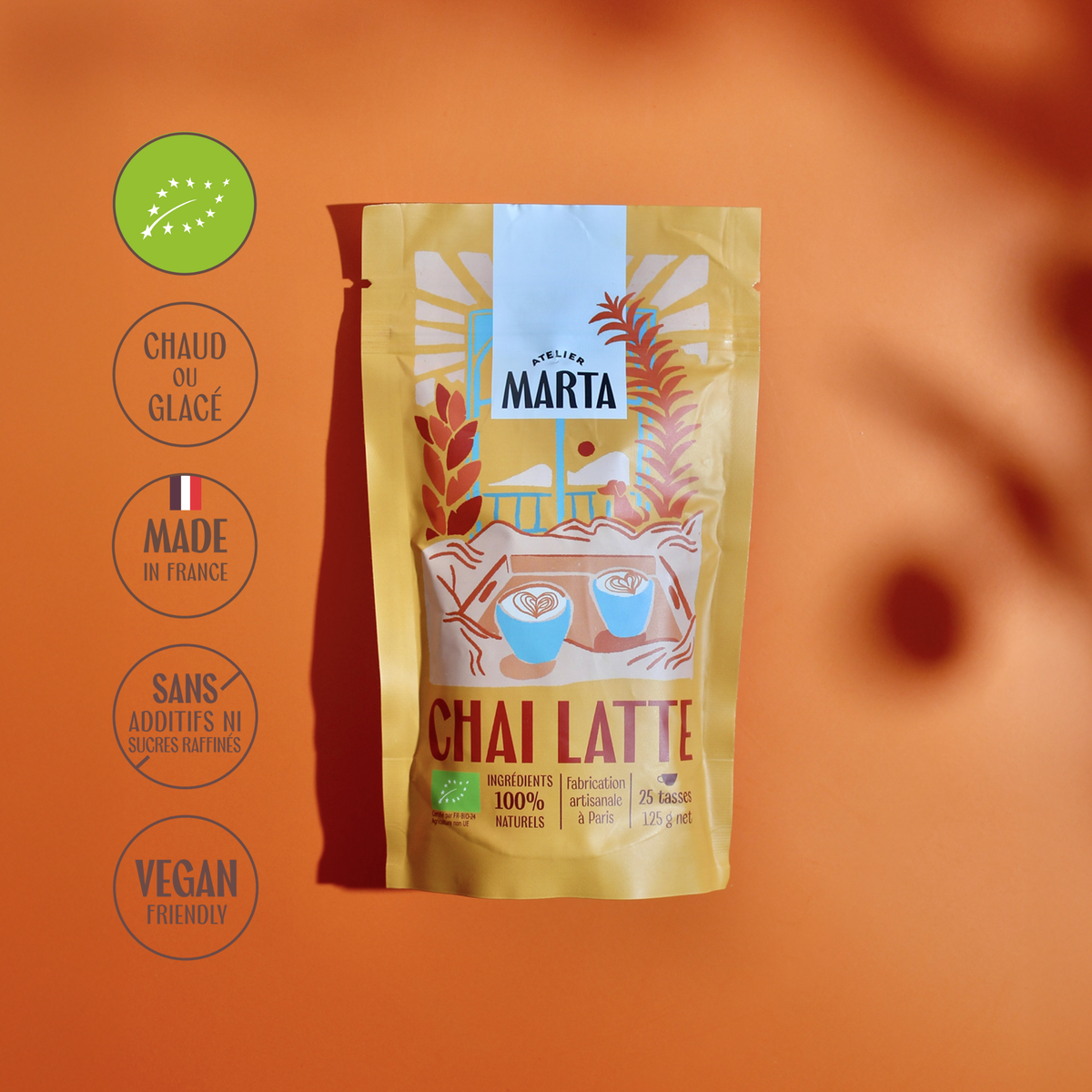 Chaï Latte, latte d’Atelier Marta, sachet 125 g