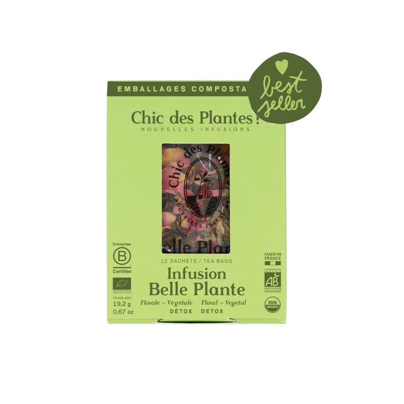 Infusion Bio Belle Plante - Détox de Chic des Plantes ! 12 infusettes