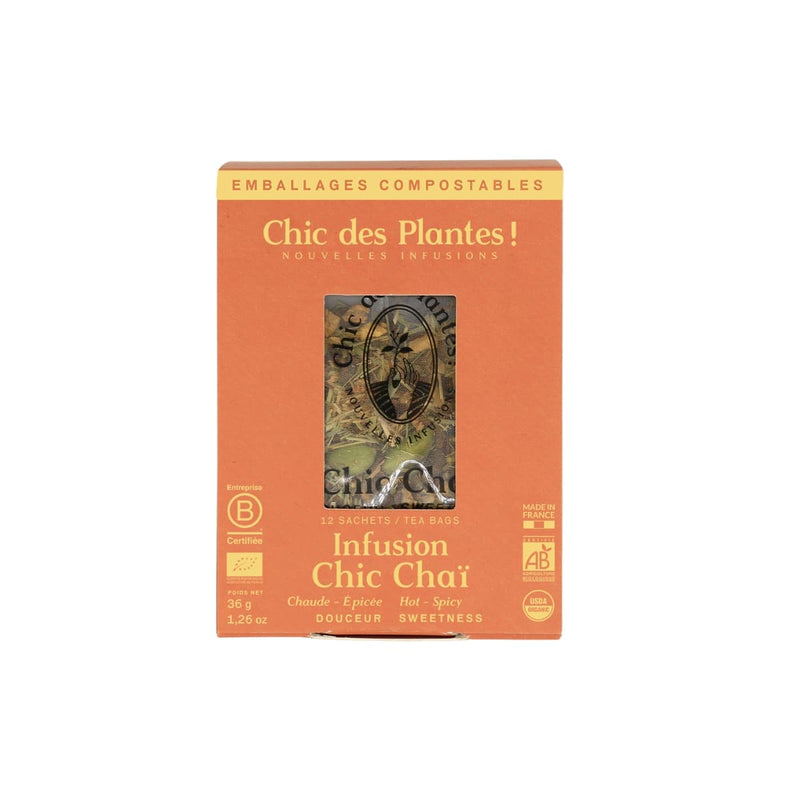 Infusion Bio Chic Chaï des Chic des Plantes ! 12 infusettes