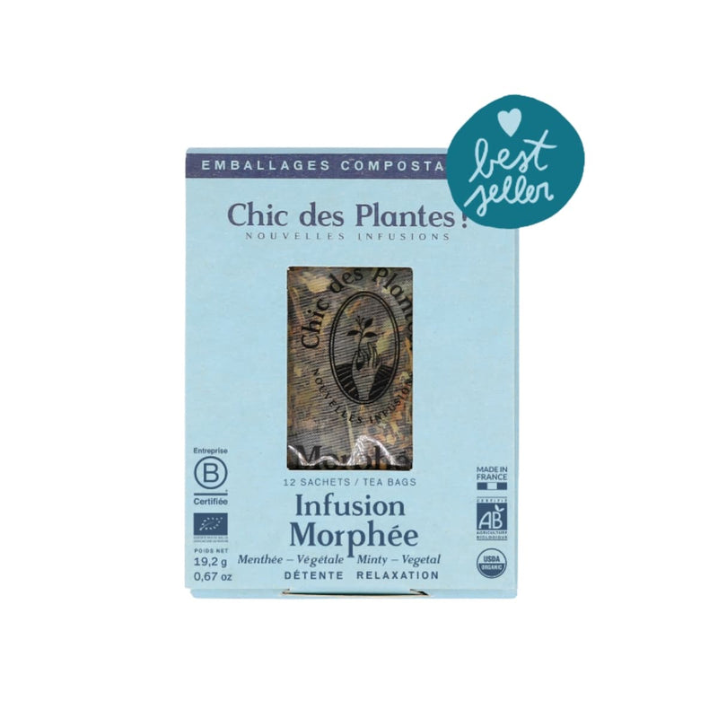 Infusion Bio Morphée - Sommeil de Chic des Plantes ! 12 infusettes
