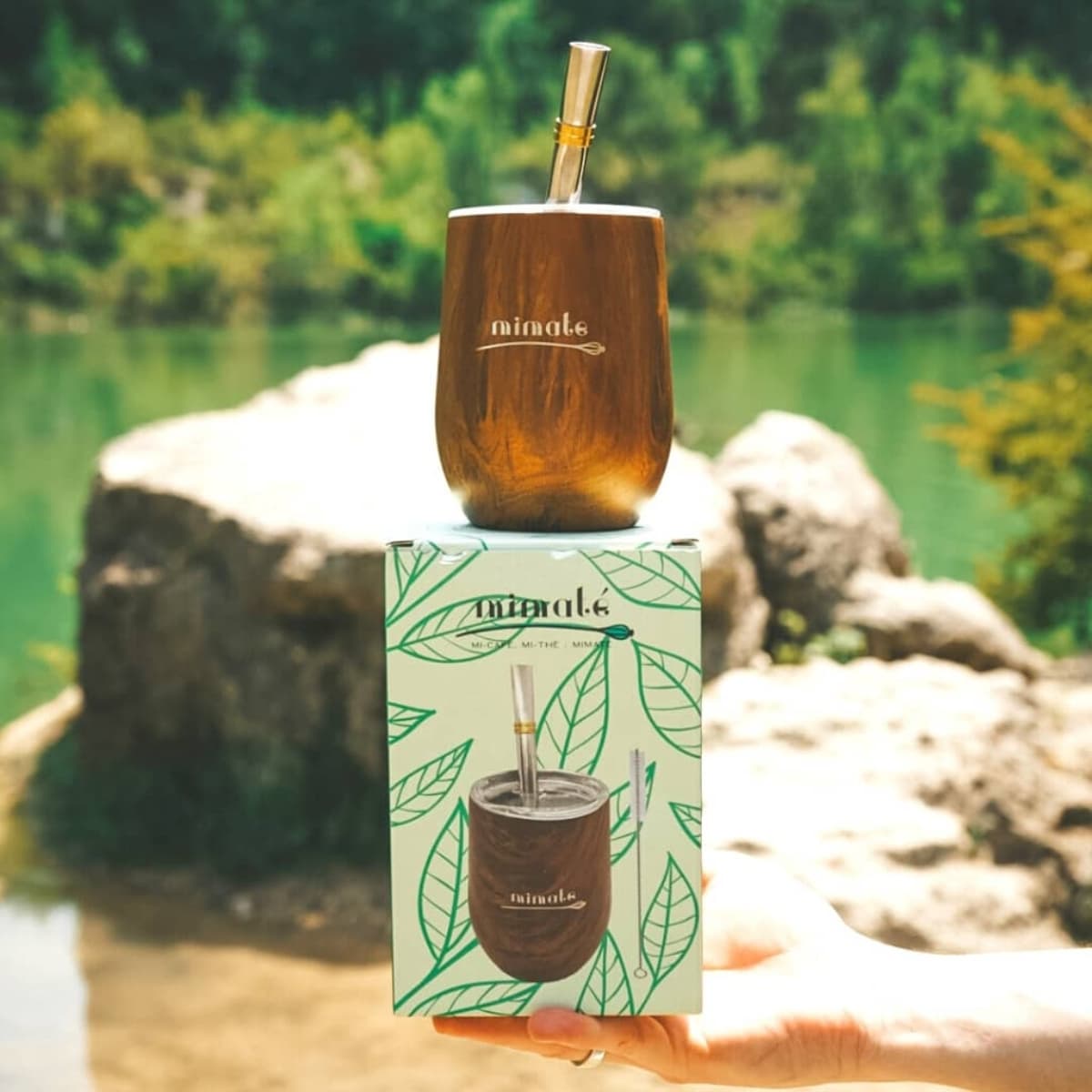 Coffret Bombilla, Brosse et Calebasse Mimaté - La Thé Box