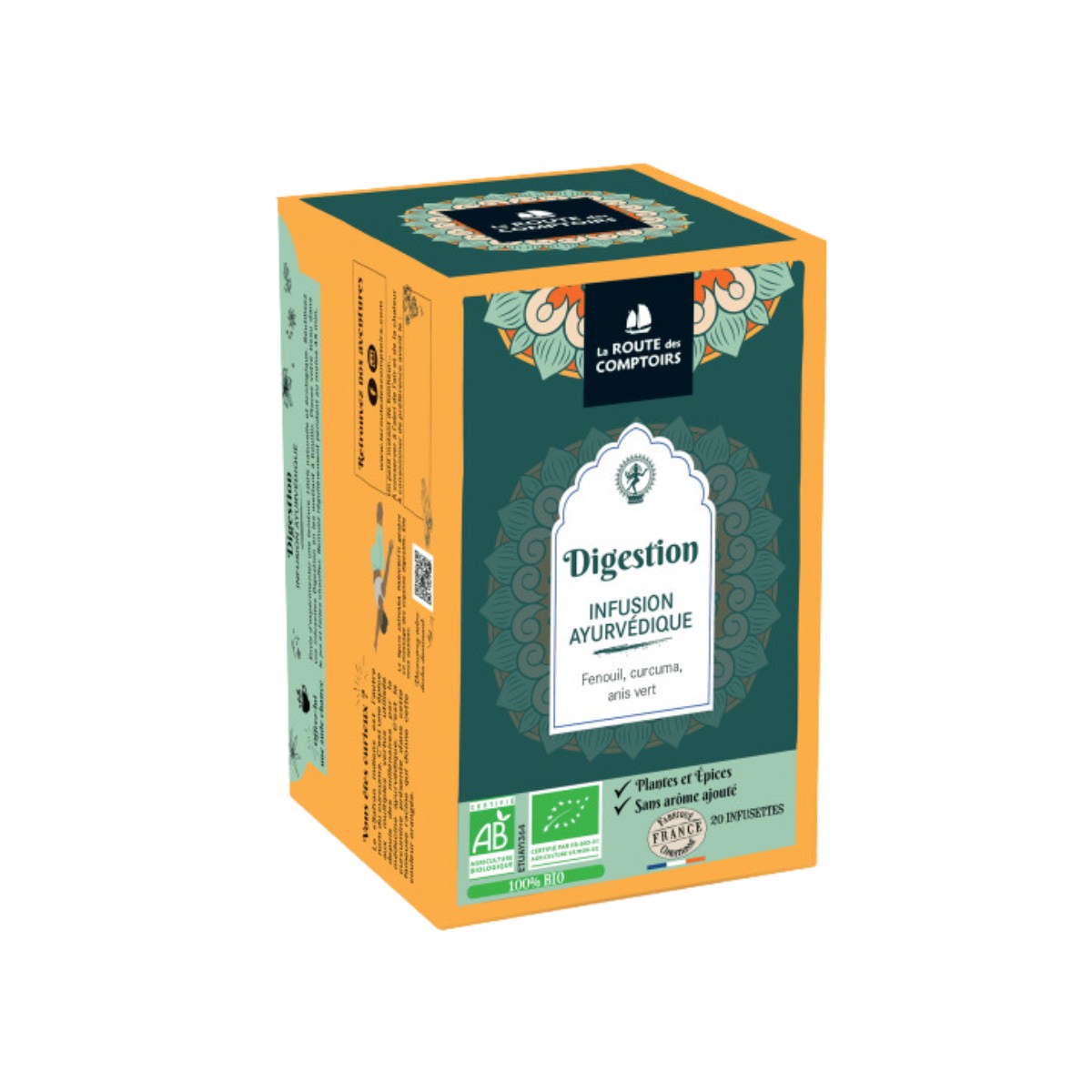 Infusion Ayurvédique Digestion de La Route des Comptoirs – La Thé Box
