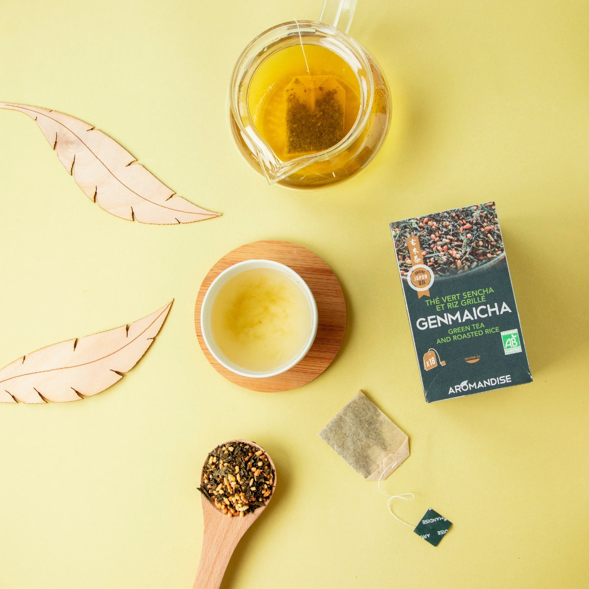 Thé vert et riz Genmaicha - La Thé Box