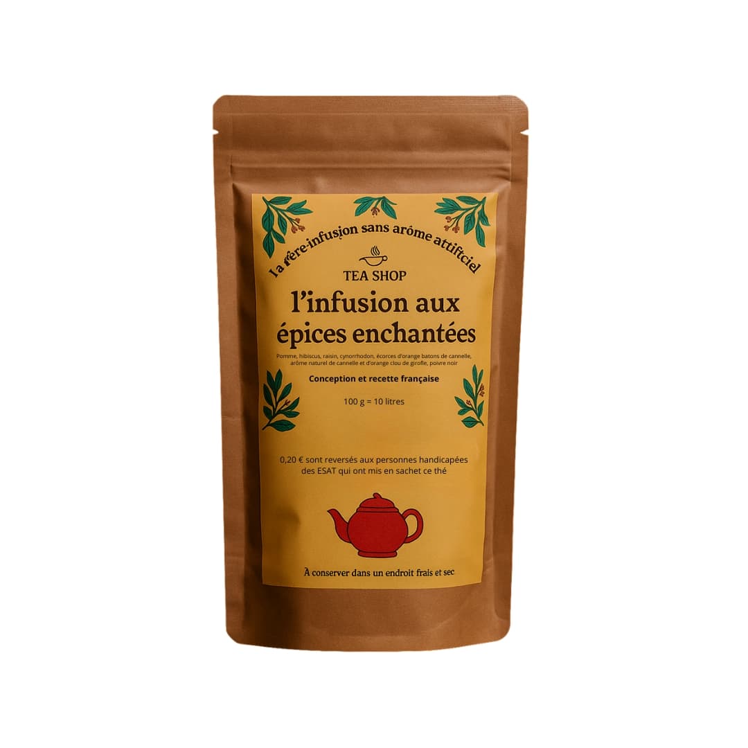 Infusion aux Épices Enchantées de TeaShop vrac 100g.