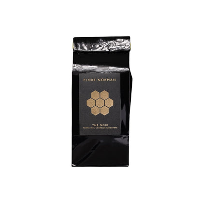 Thé Noir Pommes Miel Cannelle Gingembre, Flore Norman, Vrac 100g