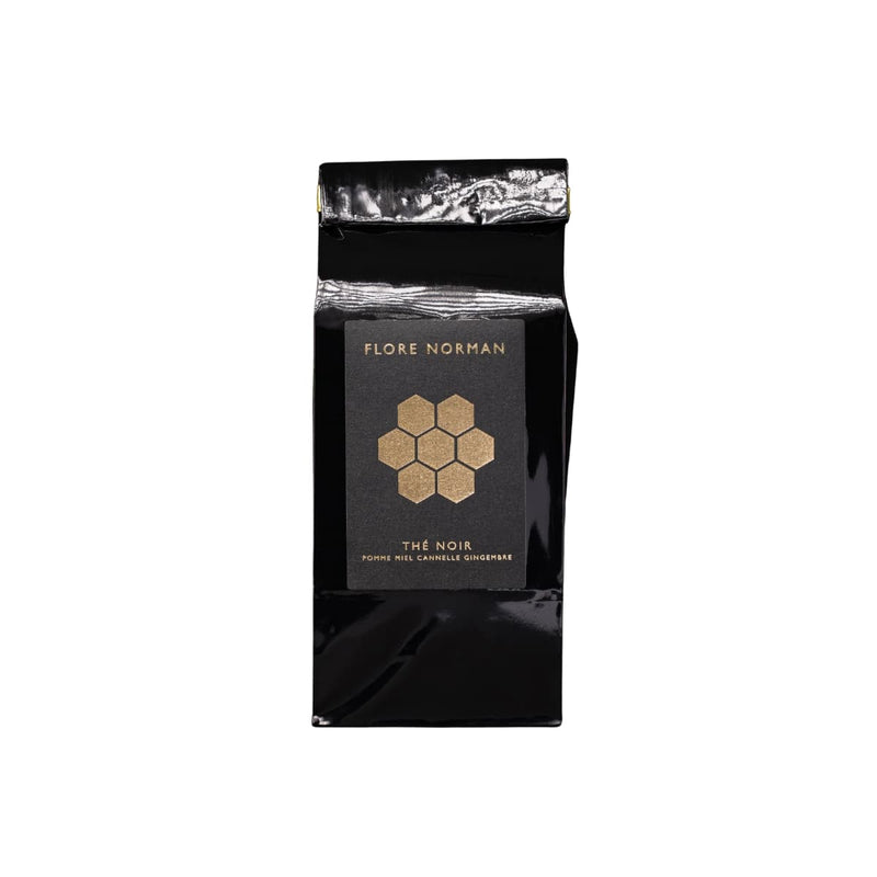 Thé Noir Pommes Miel Cannelle Gingembre, Flore Norman, Vrac 100g