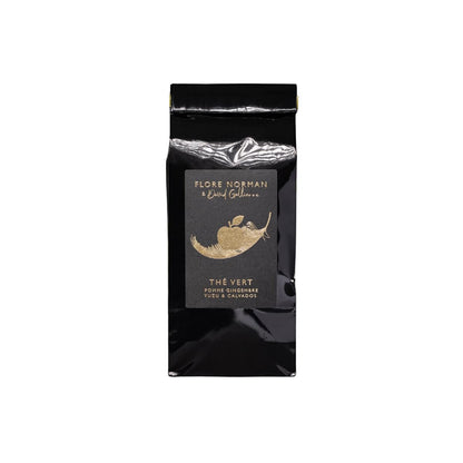 Thé Vert Pommes Yuzu Gingembre & Calvados "Pays d'Auge", Flore Norman, Vrac 100g