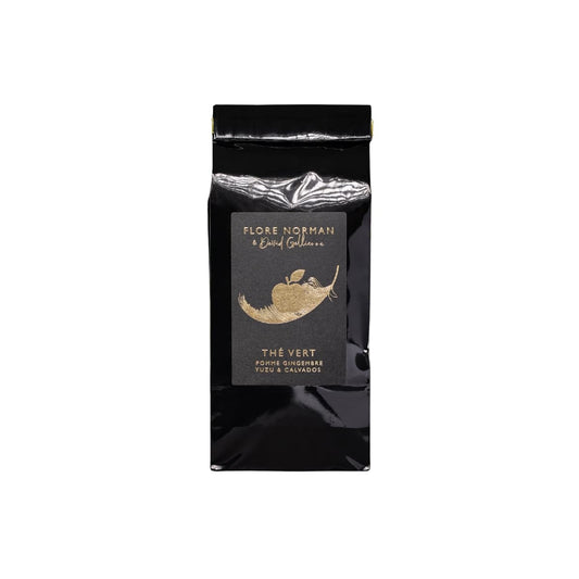 Thé Vert Pommes Yuzu Gingembre & Calvados "Pays d'Auge", Flore Norman, Vrac 100g