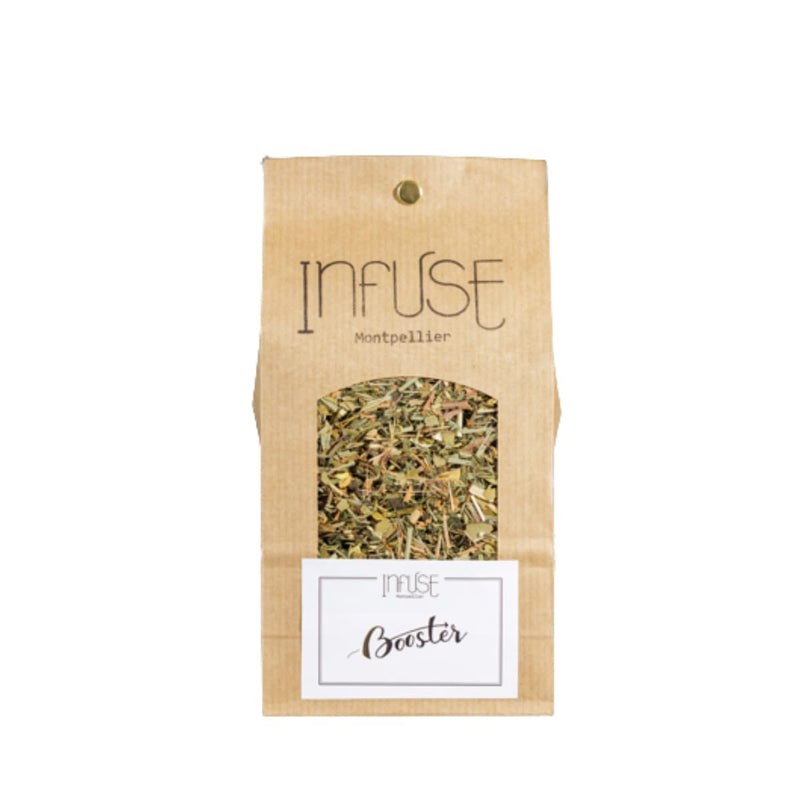 Tisane Bio Booster de Infuse Montpellier Vrac 100g