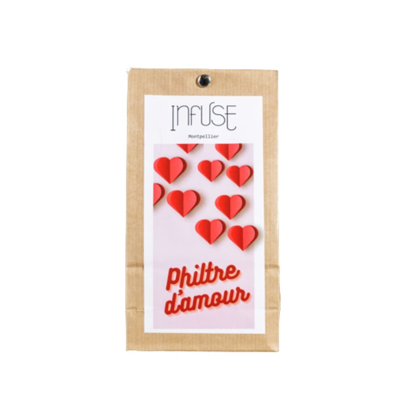 Tisane Bio Philtre d'Amour de Infuse Montpellier Vrac 80g