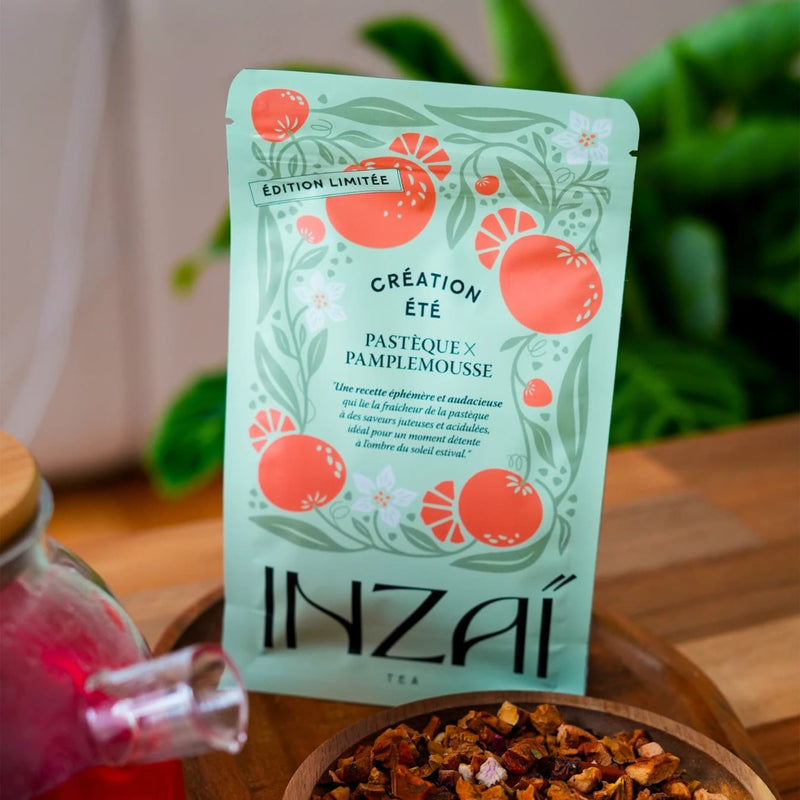 Création Été Pastèque X Pamplemousse de Inzaï Tea Vrac 100g