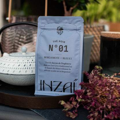 N°1 Thé Noir Bergamote X Bleuet de Inzaï Tea Vrac 100g