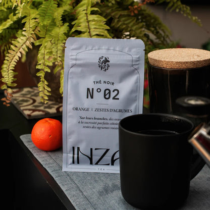 N°2 Thé Noir Orange X Zestes D'Agrumes de Inzaï Tea Vrac 100g