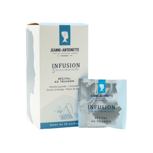 Récital au Trianon Bio de Jeanne-Antoinette, boîte de 20 infusettes.