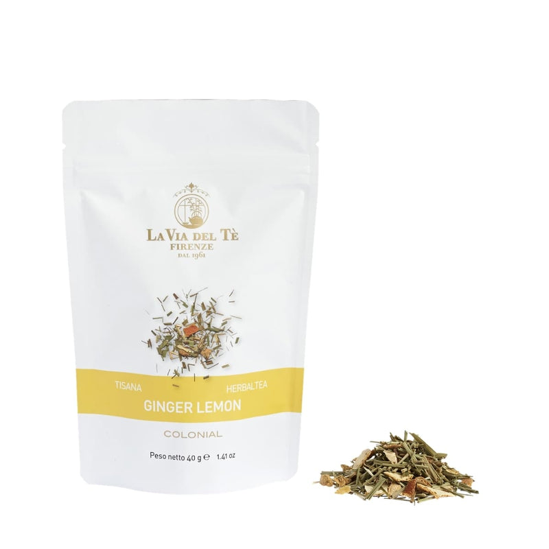 Ginger Lemonde La Via Del Tè sachet vrac 40g.