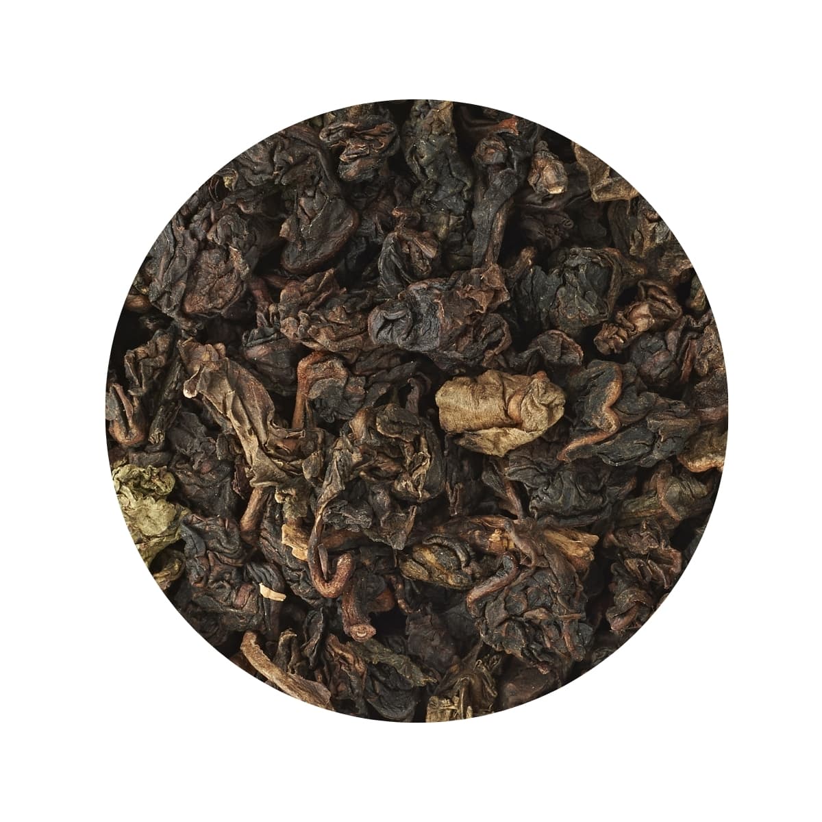 Special Oolong, thé oolong de La Via Del Tè, détail des feuilles
