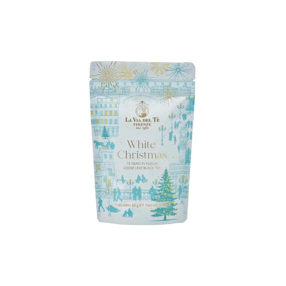 Thé noir White Christmas La Via Del Tè, Doypack, Vrac 50g