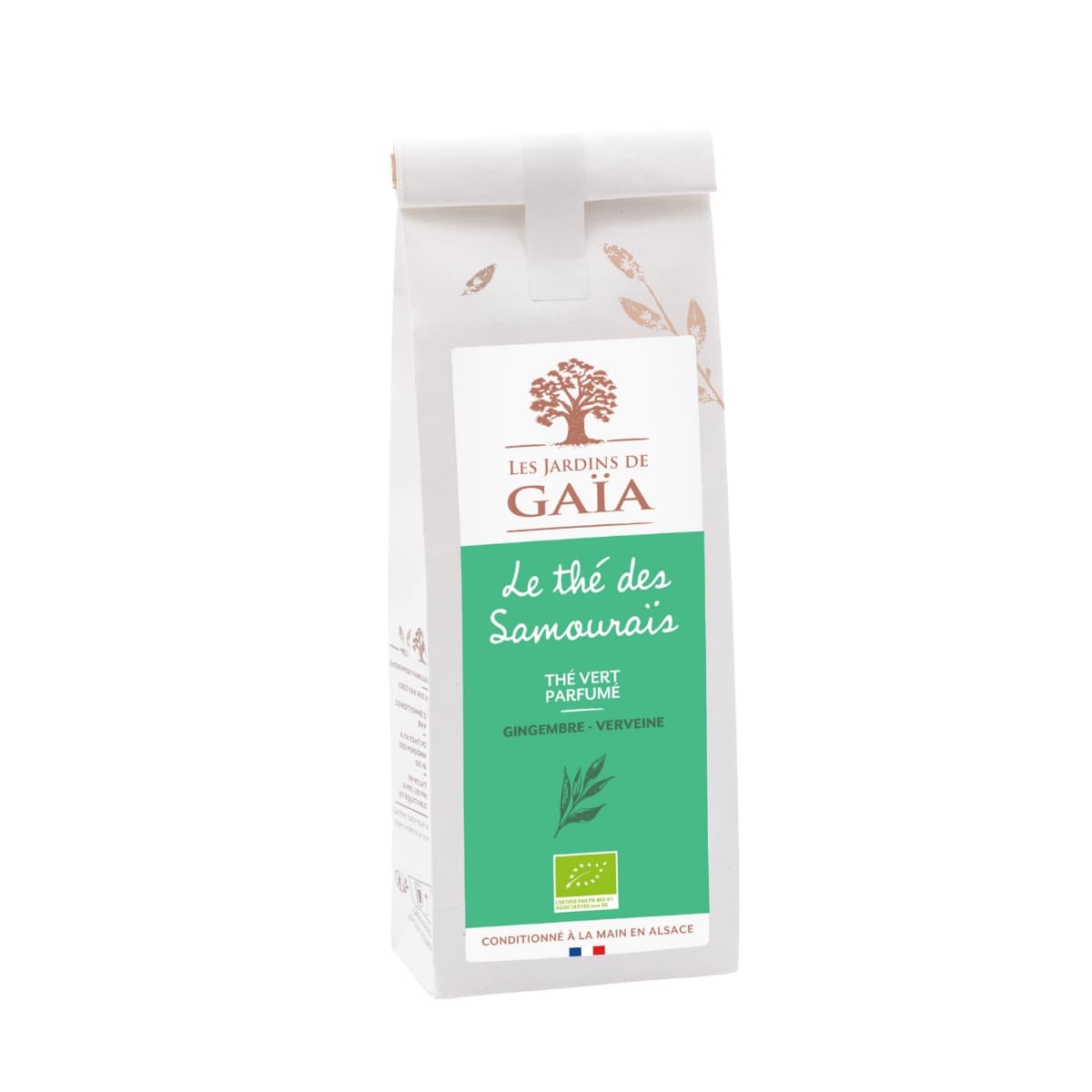 Sachet 100g Le Thé des Samouraïs de Les Jardins de Gaïa.