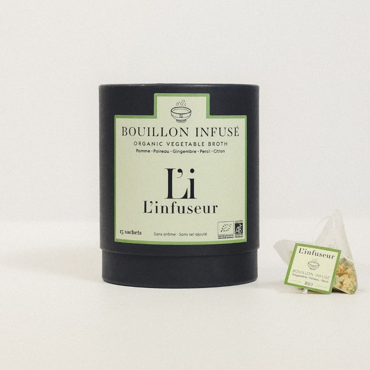 Bouillon Poireau Gingembre L'Infuseur avec infusette