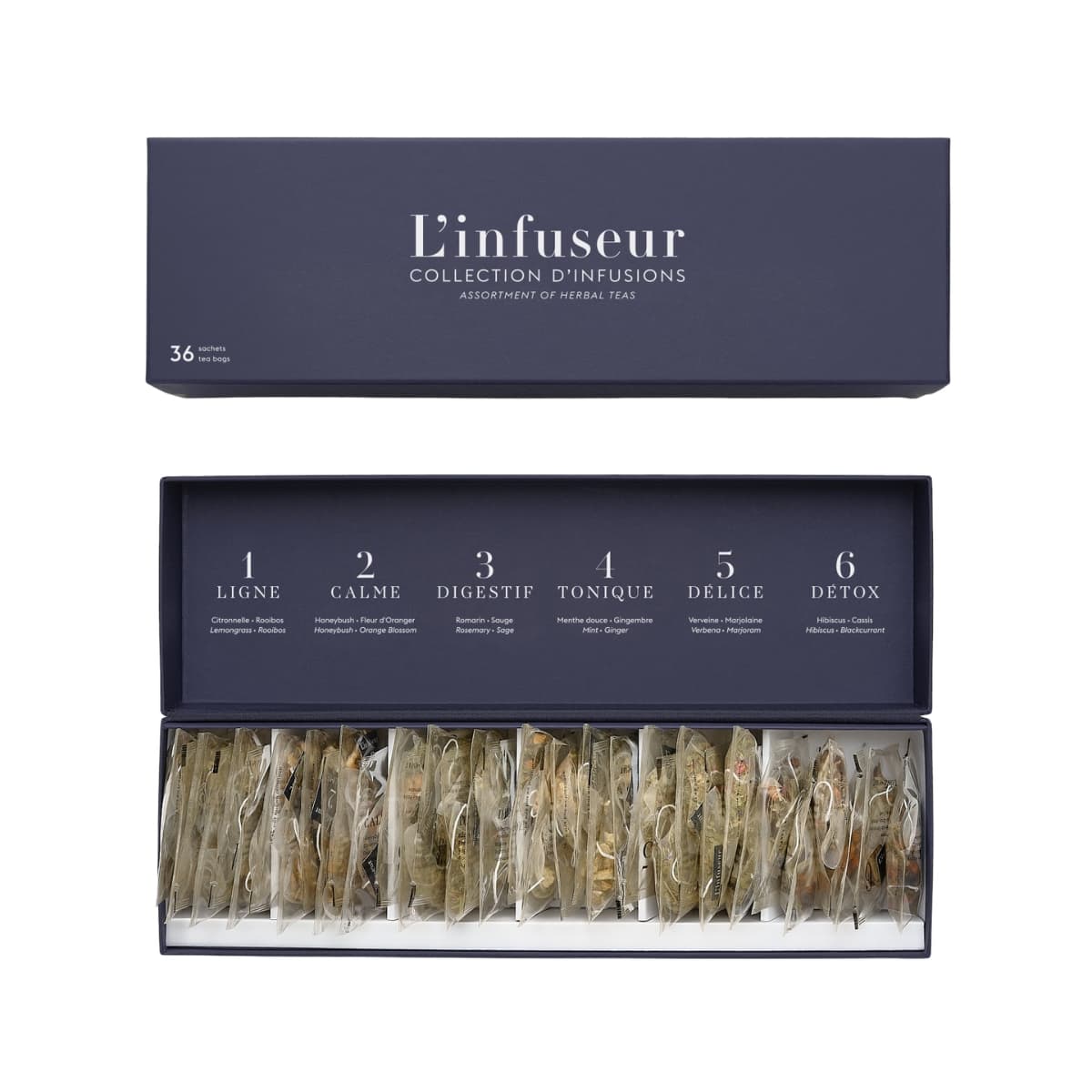 Coffret Collection 36 sachets Infusions L'Infuseur