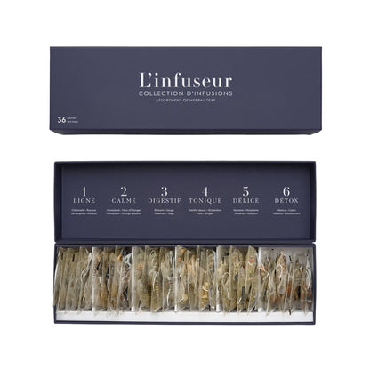 Coffret Collection 36 sachets Infusions L'Infuseur
