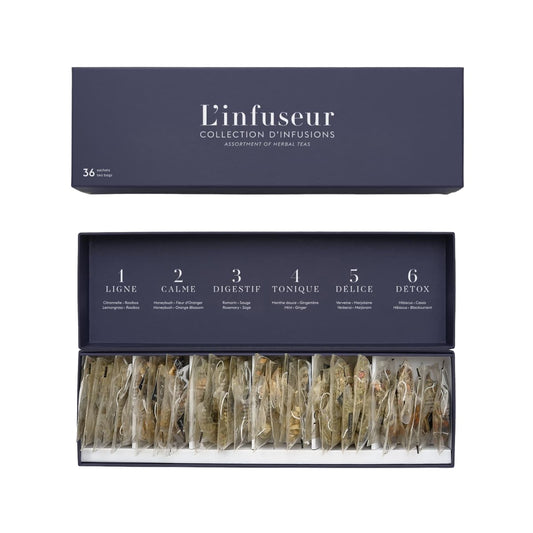 Coffret Collection 36 sachets Infusions L'Infuseur