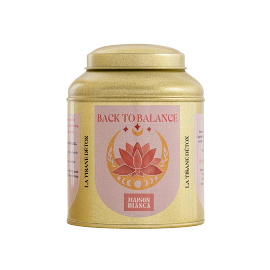 Boîte vrac 80g Tisane Détox de Maison Bianca.