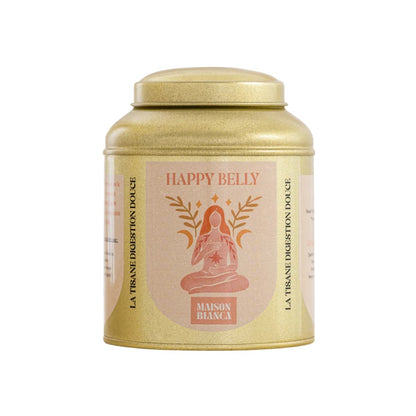 Boîte vrac 150g Tisane Digestion Douce de Maison Bianca.