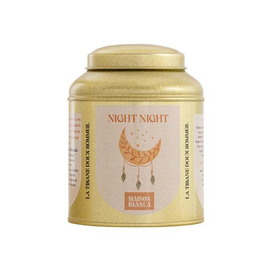 Boîte vrac 90g Tisane Doux Sommeil de Maison Bianca.