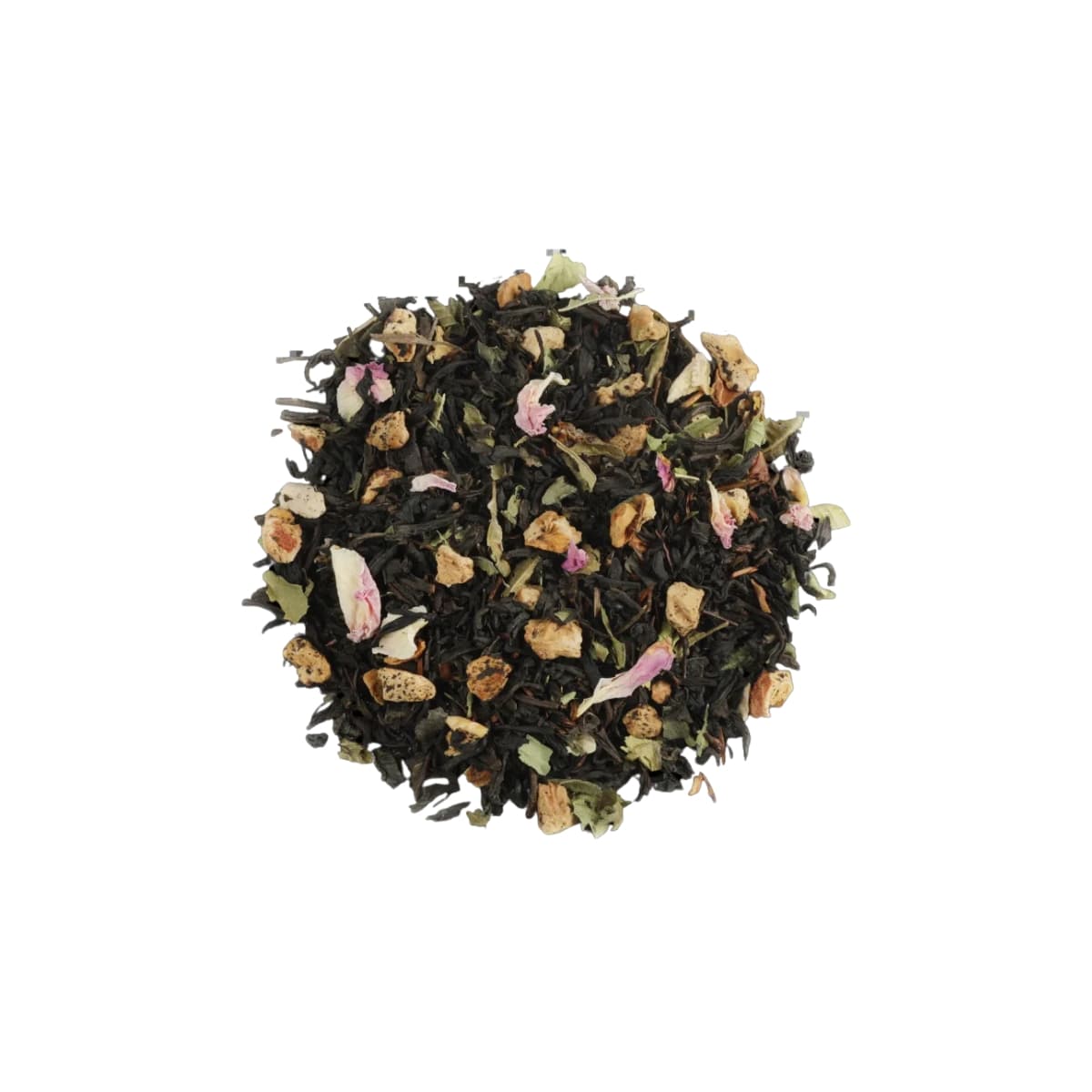 Vrac Le Péché de Juliette Biode Maison Bourgeon, thé noir et verveine pêche, vanille.
