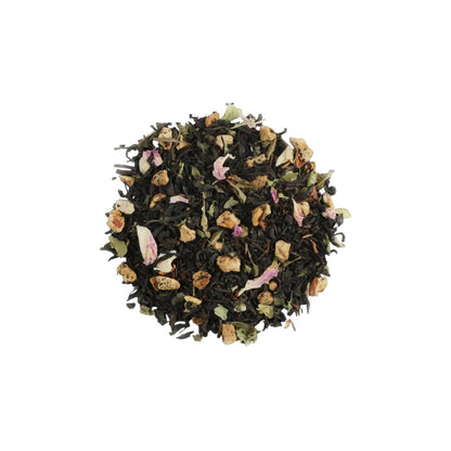 Vrac Le Péché de Juliette Biode Maison Bourgeon, thé noir et verveine pêche, vanille.