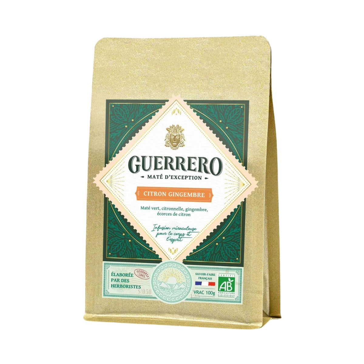 Maté Citron Gingembre Bio - La Thé Box