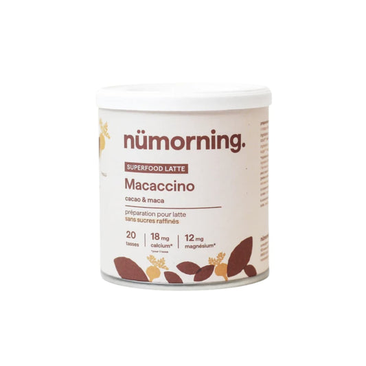 Boîte 125g Macaccino de Nümorning.