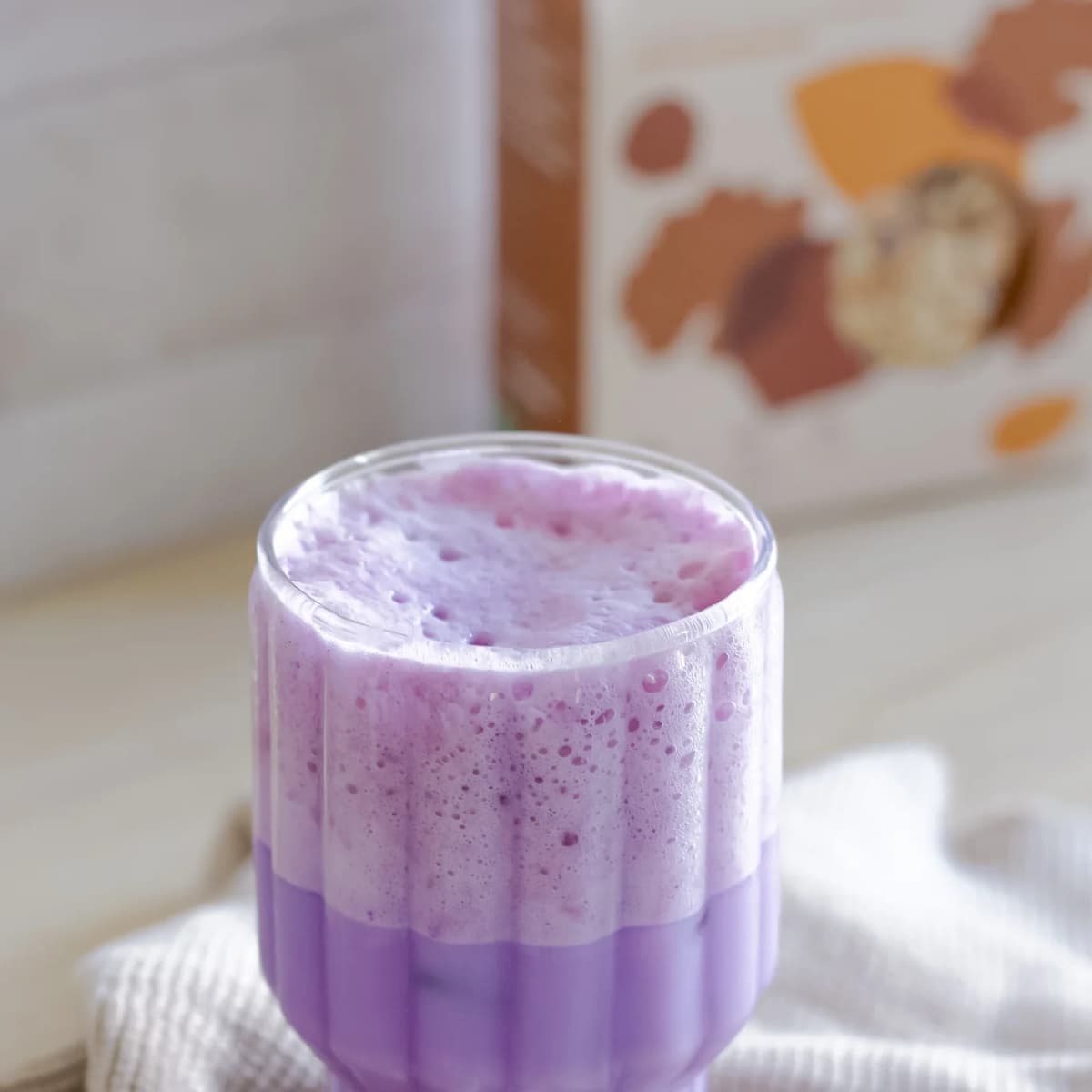 Ube Latte de Nümorning.